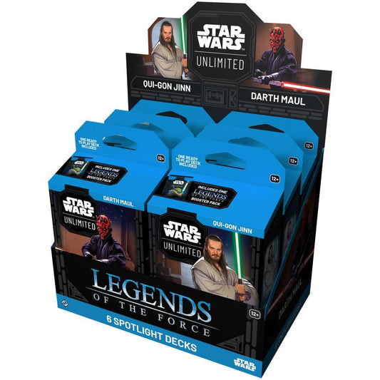 Starwars Unlimited - Legends of the Force - Spotlight Deck Display