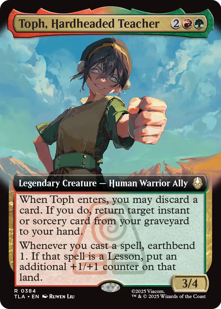 Toph, Hardheaded Teacher