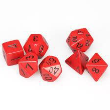 7 Die Opaque Chessex  Dice Sets