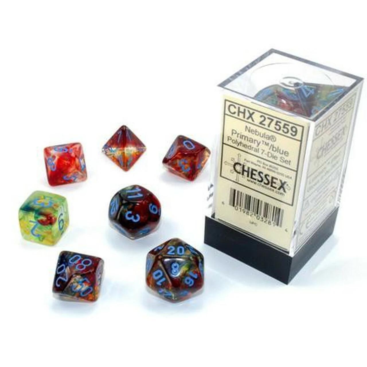 7 Die Lustrous Chessex Set