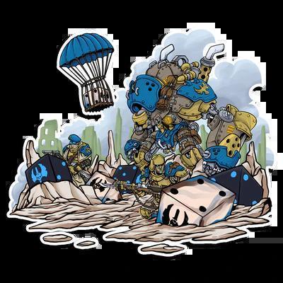 Baron Premium Warmachine Stickers