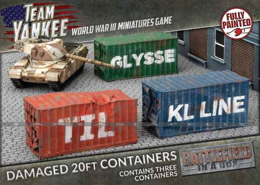 Team Yankee Modern: 20FT Shipping Containers - Damaged