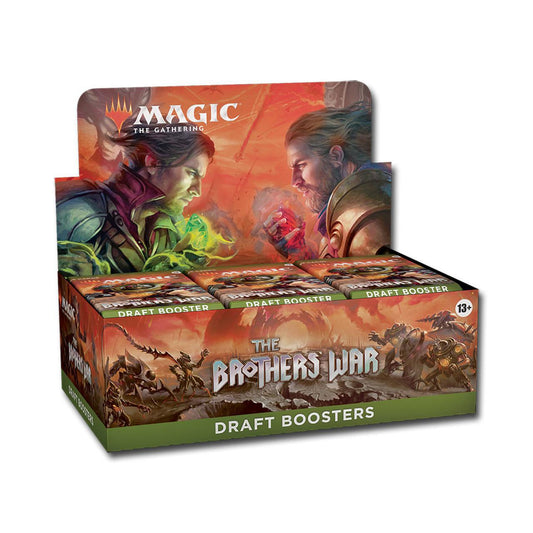 mtg the brothers war collector booster box Brothers' Stamped Signature Art Card replaces Art Card in 10% of packs Should You Buy The Brothers'
