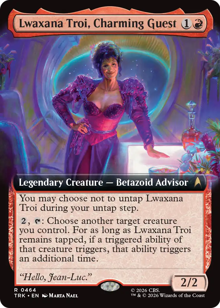Lwaxana Troi, Charming Guest