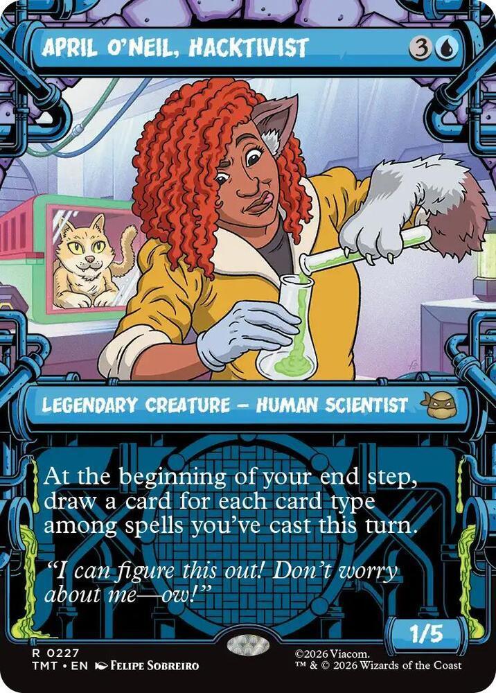April O'Neil, Hacktivist