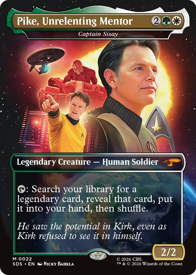 Pike, Unrelenting Mentor - Captain Sisay