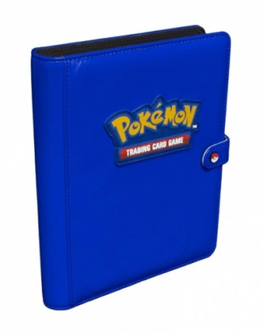 4 pocket Pokemon Blue Snap Binder