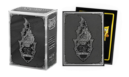 DRAGON SHIELD 100CT BOX ART SLEEVES 25TH ANNIVERSARY