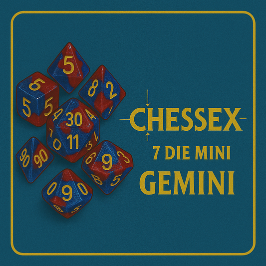 7 Die Mini Gemini Polyhedral set