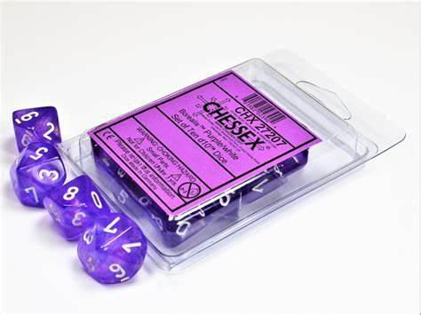 Borealis Purple/Whit 10 Die set