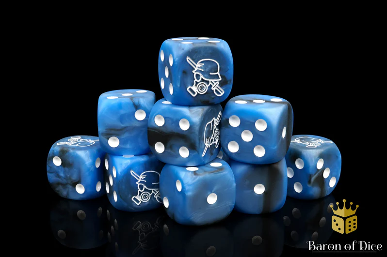 Baron of Dice 25 Count Square Corner Imperial Dice