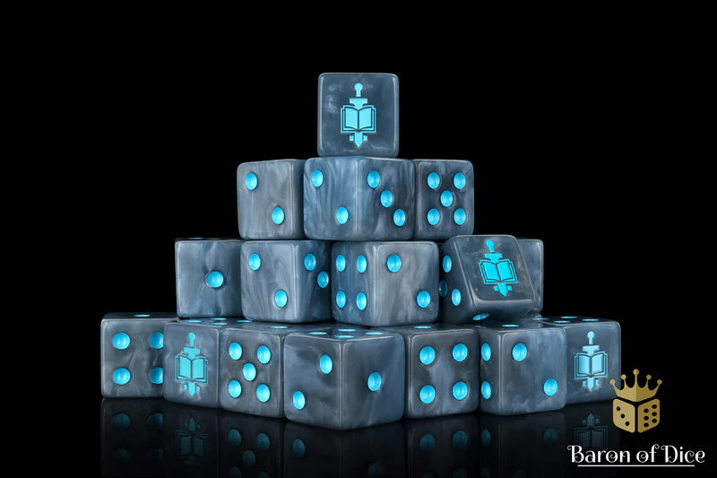 Baron of Dice 25 Count Square Corner Imperial Dice