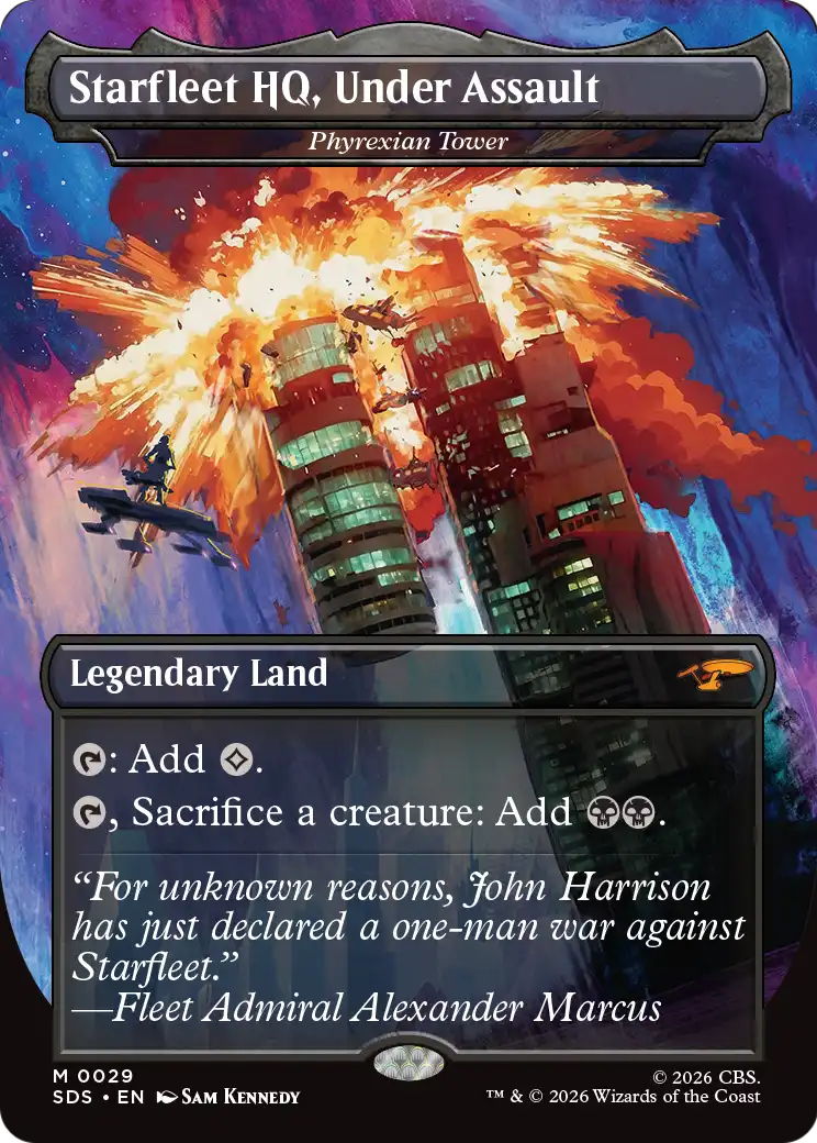 Starfleet HQ, Under Assault - Phyrexian Tower
