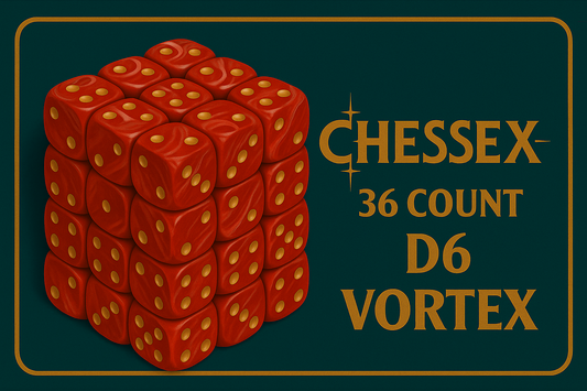 36 Count D6 Vortex Chessex Dice Cube