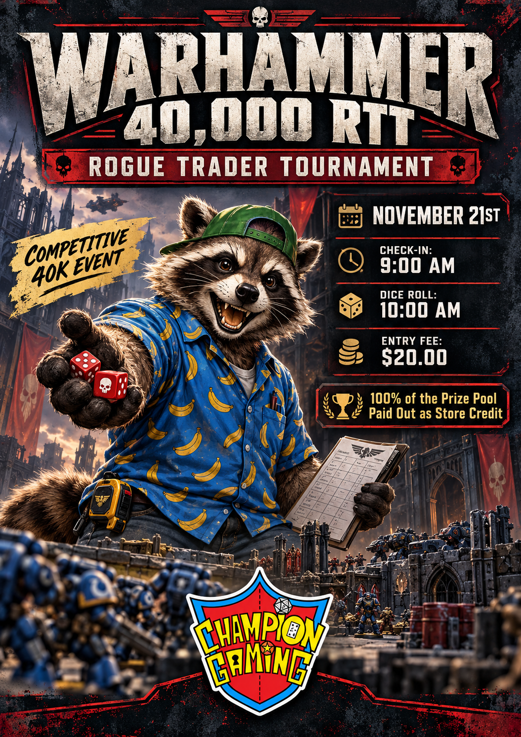 November 21st RTT 40K Event