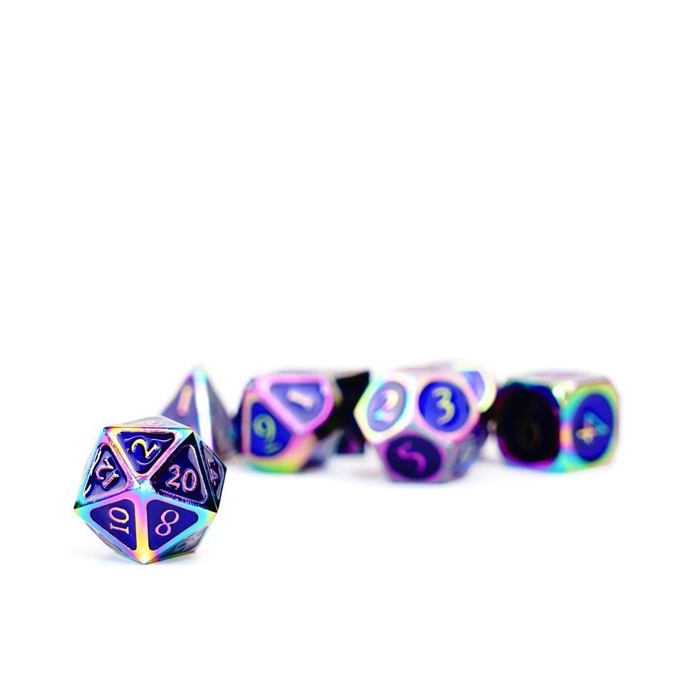 FanRoll Metal 7 Dice Set