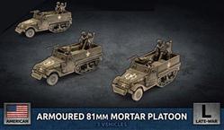 M4 81mm Armored Mortar Platoon (Late War x3 Tanks Plastic)