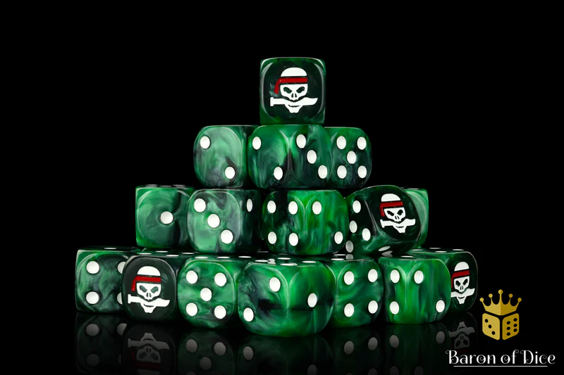 Baron of Dice 50 Count Square Corner Imperial Dice