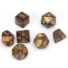 7 Die Lustrous Chessex Set