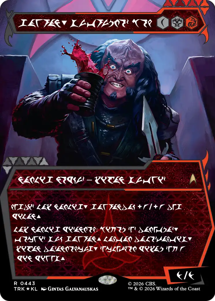 Gowron, Eager for Battle