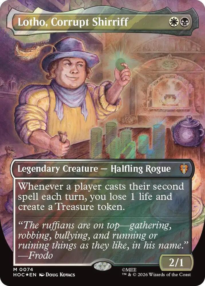 Lotho, Corrupt Shirriff