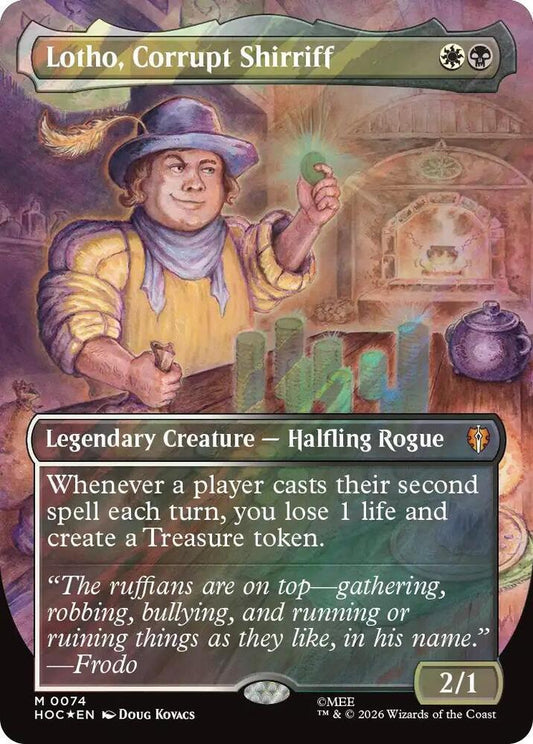 Lotho, Corrupt Shirriff