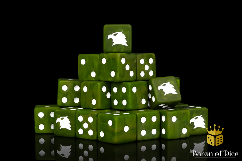 Baron of Dice 50 Count Square Corner Imperial Dice