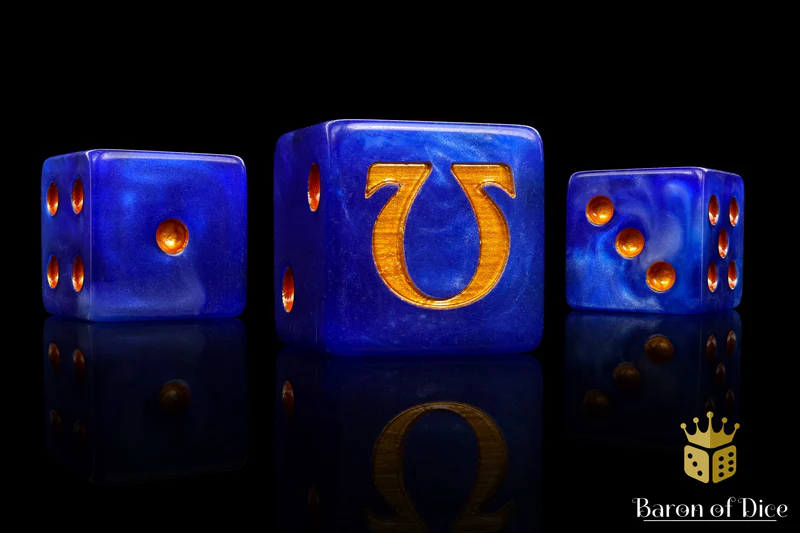 Baron of Dice 25 Count Square Corner Imperial Dice