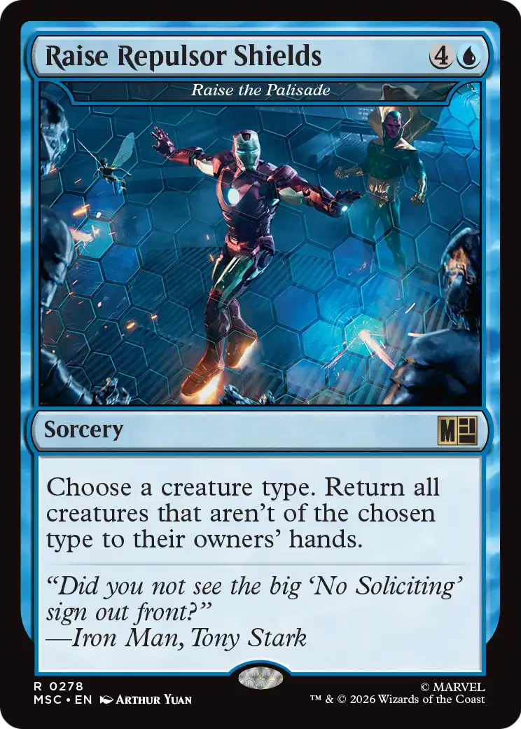 Raise Repulsor Shields - Raise the Palisade