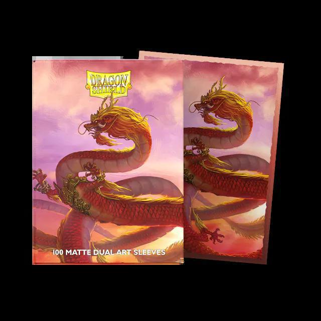 100 Count Matte Dual  Art Dragon Shield Sleeves