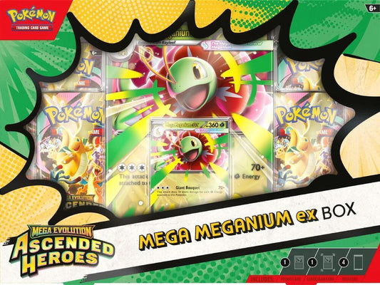 Ascended Heroes Mega Meganium ex Box (releases 4/24/26)
