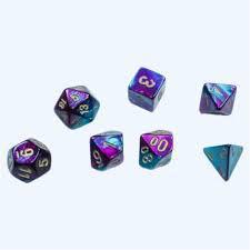 7 Die Mini Gemini Polyhedral set