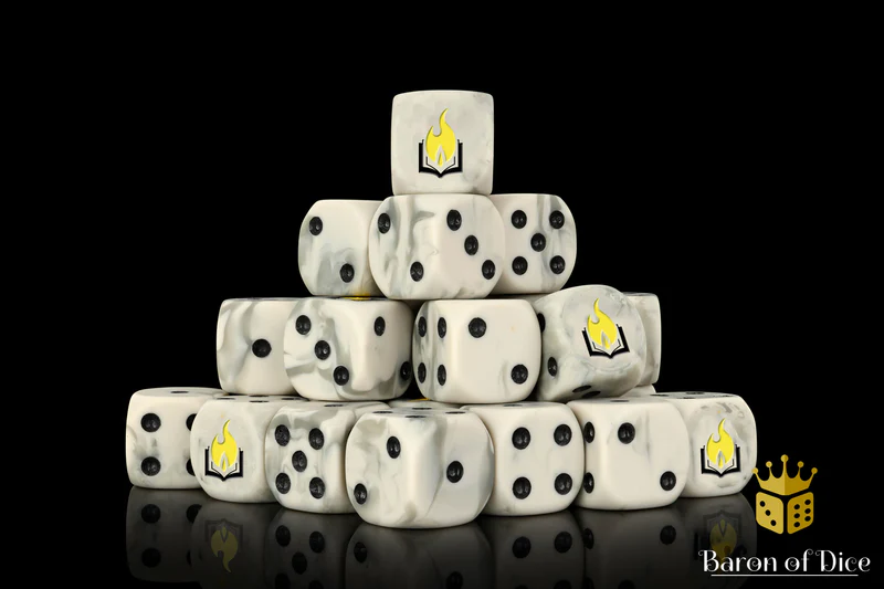 Baron of Dice 25 Count Square Corner Chaos Dice