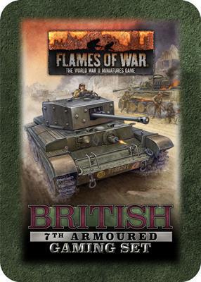 British 7th Armoured Gaming Set