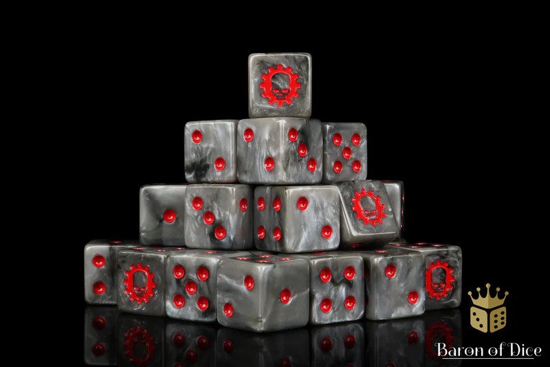 Baron of Dice 25 Count Square Corner Imperial Dice