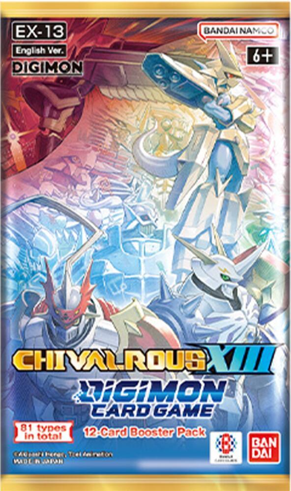 Digimon Extra Booster: Chivalrous XIII EX-13 Booster Pack
