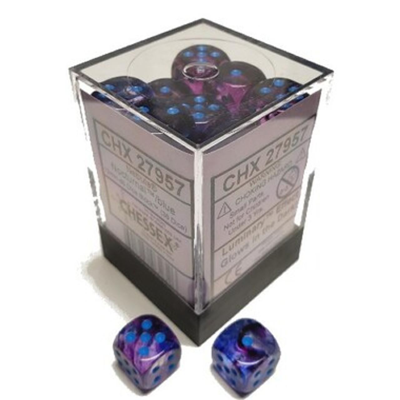 36 Count D6 Nebula Chessex Dice Block