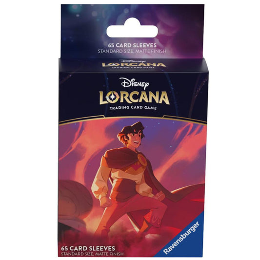 LORCANA TCG SHIMMERING SKIES SLEEVE ALADDIN