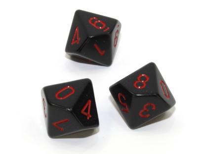10d10 Opaque Chessex Dice Set