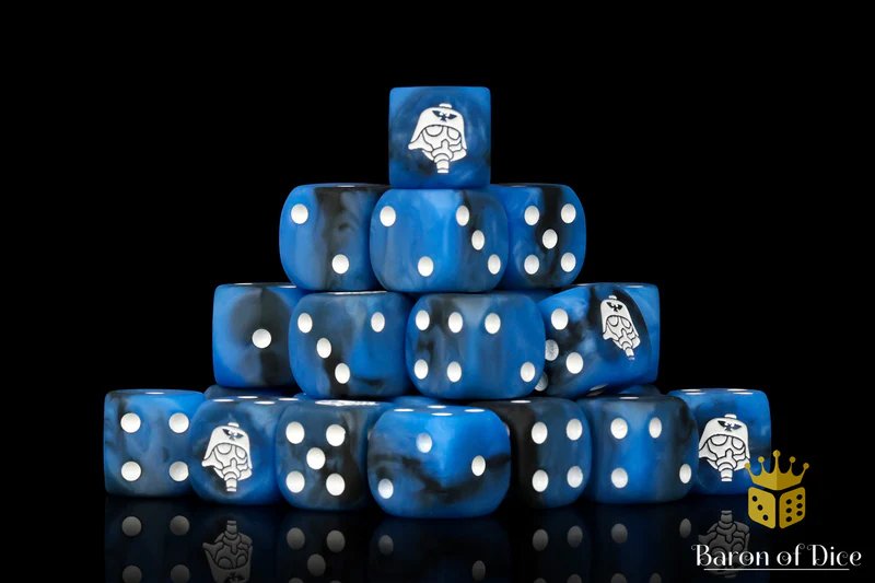 Baron of Dice 25 Count Square Corner Imperial Dice