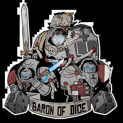 Baron Premium Vinyl Dice Stickers