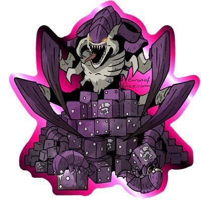 Baron Premium Vinyl Dice Stickers