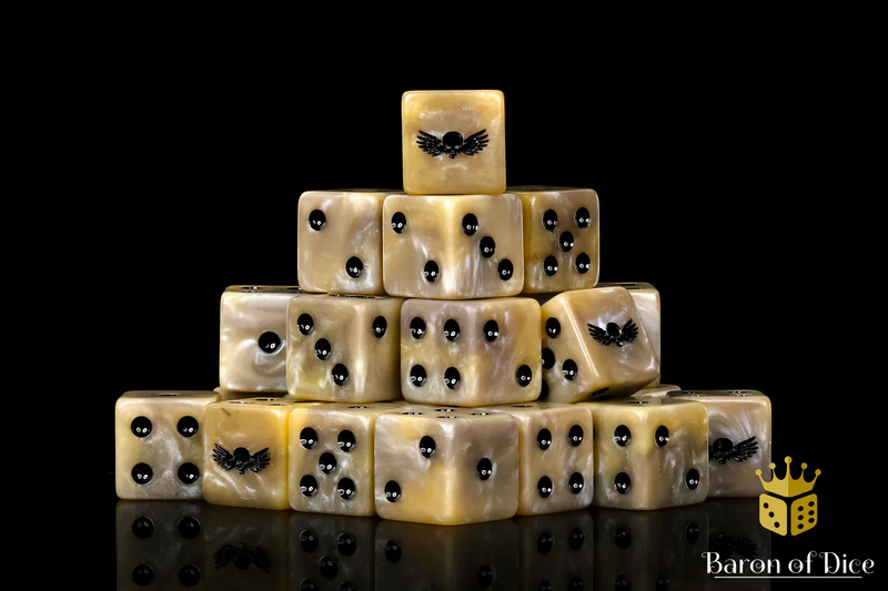 Baron of Dice 25 Count Square Corner Imperial Dice