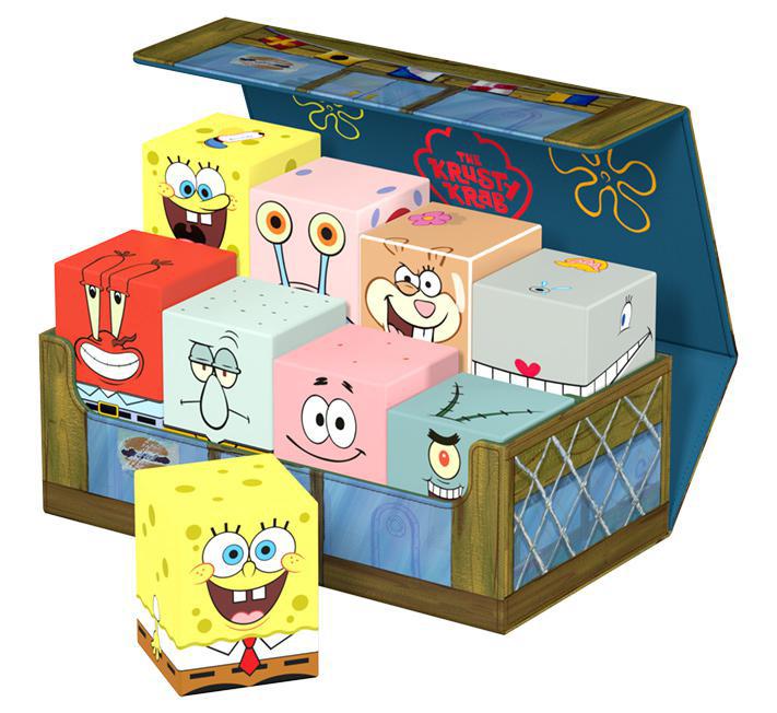 Squaroes: Wave 1: Spongebob SquarePants Deck Box