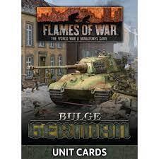 Bulge: German Unit Cards