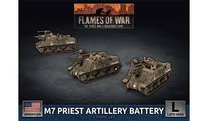 M7 Priest Artillery Battery (Late War x3 Tanks Plastic)