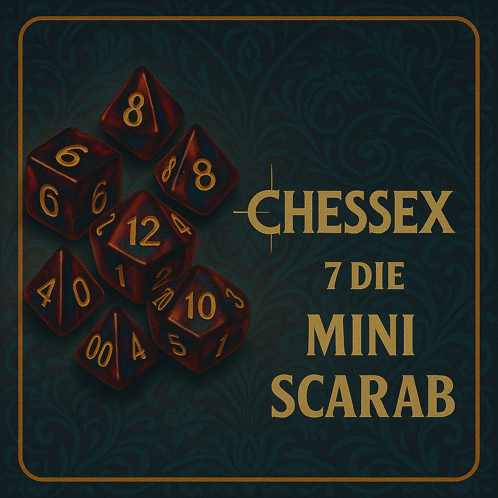 7 Die Mini Scarab Chessex Set
