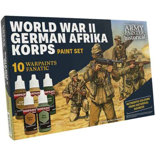 Warpaints: Historical WWII German Afrika Korps Paint Set (10 paints)