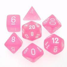 7 Die Frosted Chessex Set