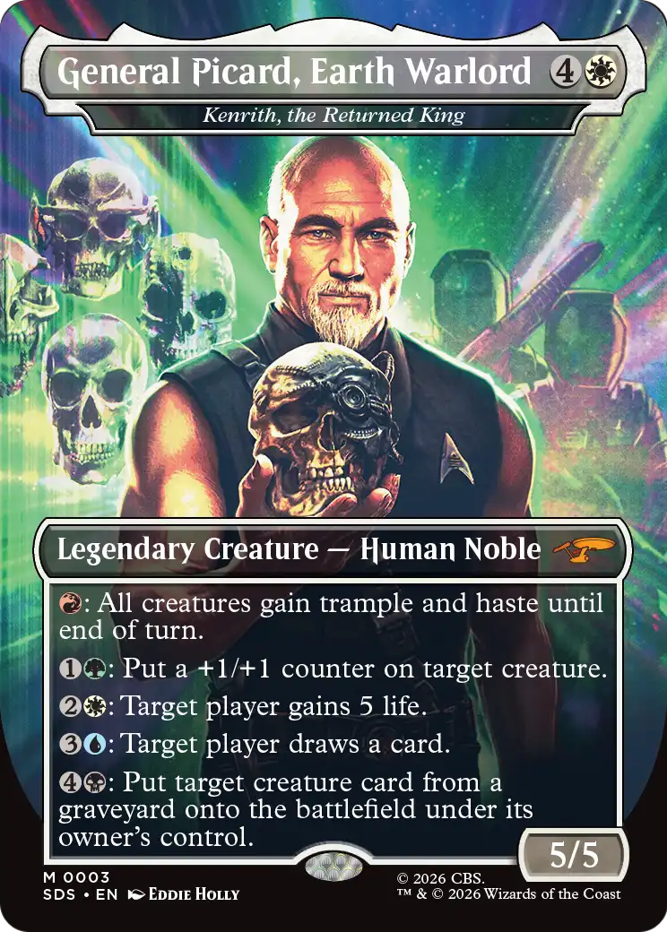 General Picard, Earth Warlord - Kenrith, the Returned King